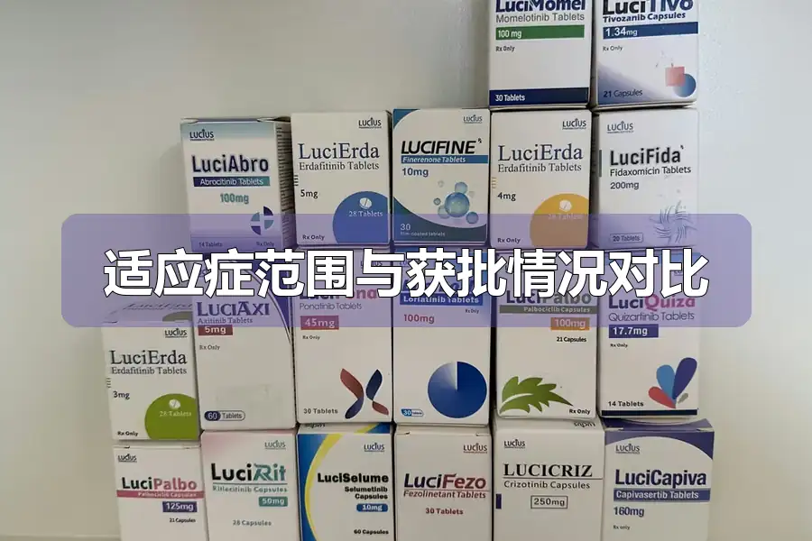 适应症范围与获批情况对比